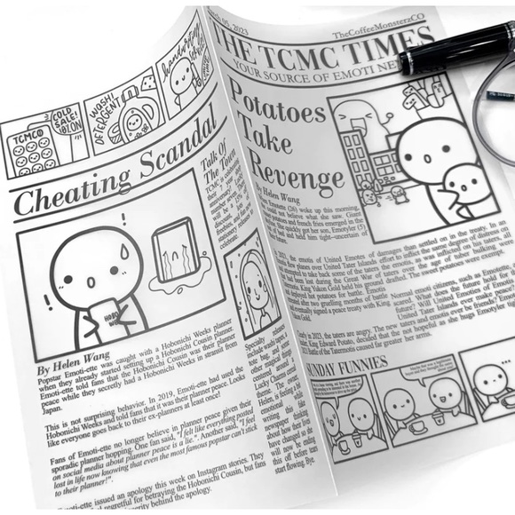 🆕 TheCoffeeMonsterzCo The TCMC Times Vellum - Picture 1 of 1